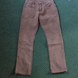 Gap Weathered brown straight fit slacks